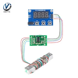 Sensor de presión de peso HX711, módulo AD, pantalla Digital, báscula electrónica, módulo de Sensor de presión de pesaje