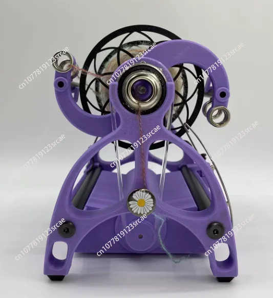 Adjustable Speed Electric Fibre Spinning Wheel Compact Wool Yarn Making Machine for Crochet Hand Weaving Use