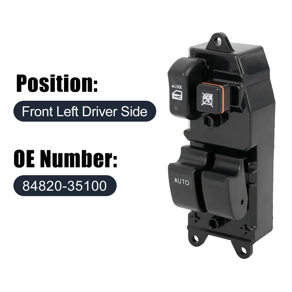84820-10100 levantador de interruptor de janela elétrica para Toyota Yaris Hilux Paseo Land Cruiser 8482010100 84820-35100