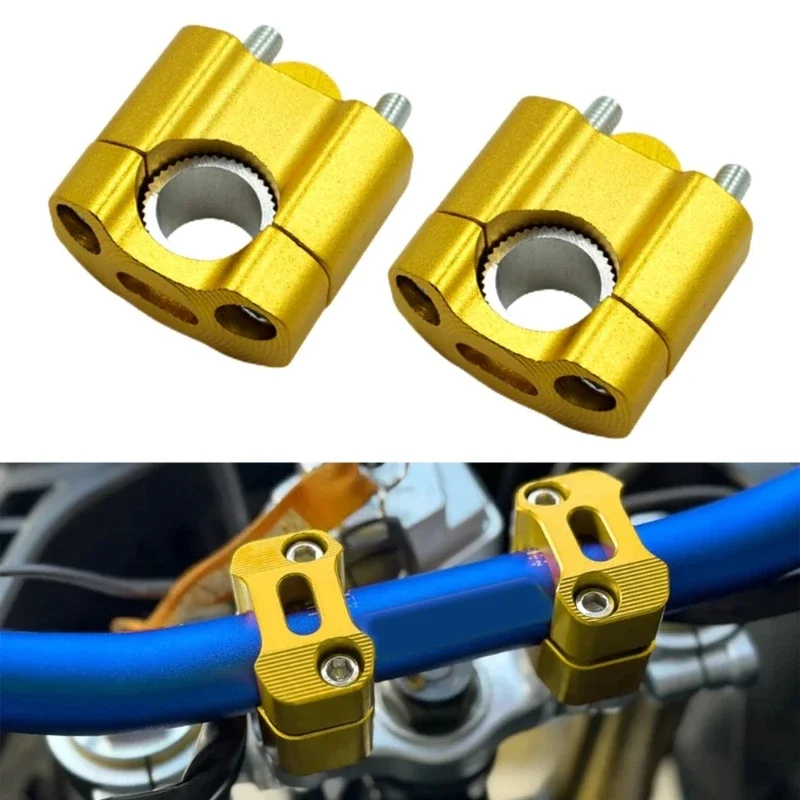 Aluminum Motorcycle Handlebar Lift Motorcycle Handlebar Elevations Simple to Use for Improves ridings  Posture & Stability