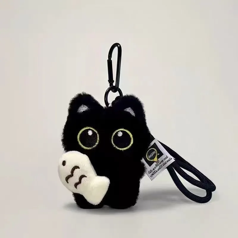 

Cute Black Cat Plush Toy Shadow Doll Soft Cushion For Kids Room Decor Cat Lovers Gift