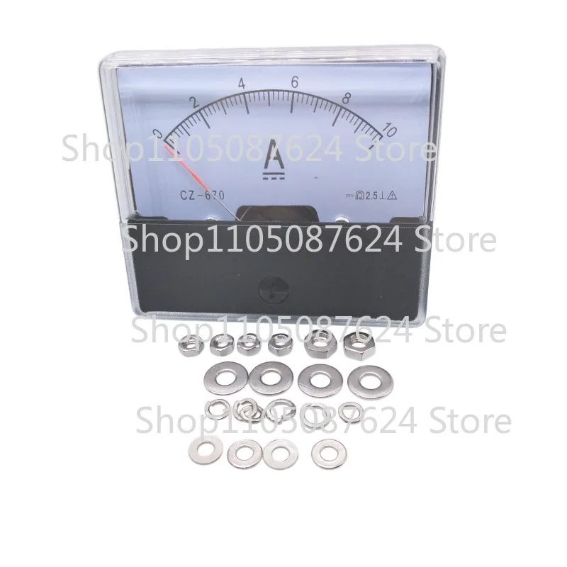 MM  Analog Panel AMP Current Ammeter Meter Gauge DH-670 0-10A DC