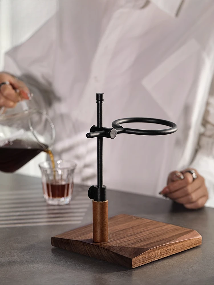 

For MHW-3 Bomber Solid wood V60 cup holder, hand-brewed coffee stand