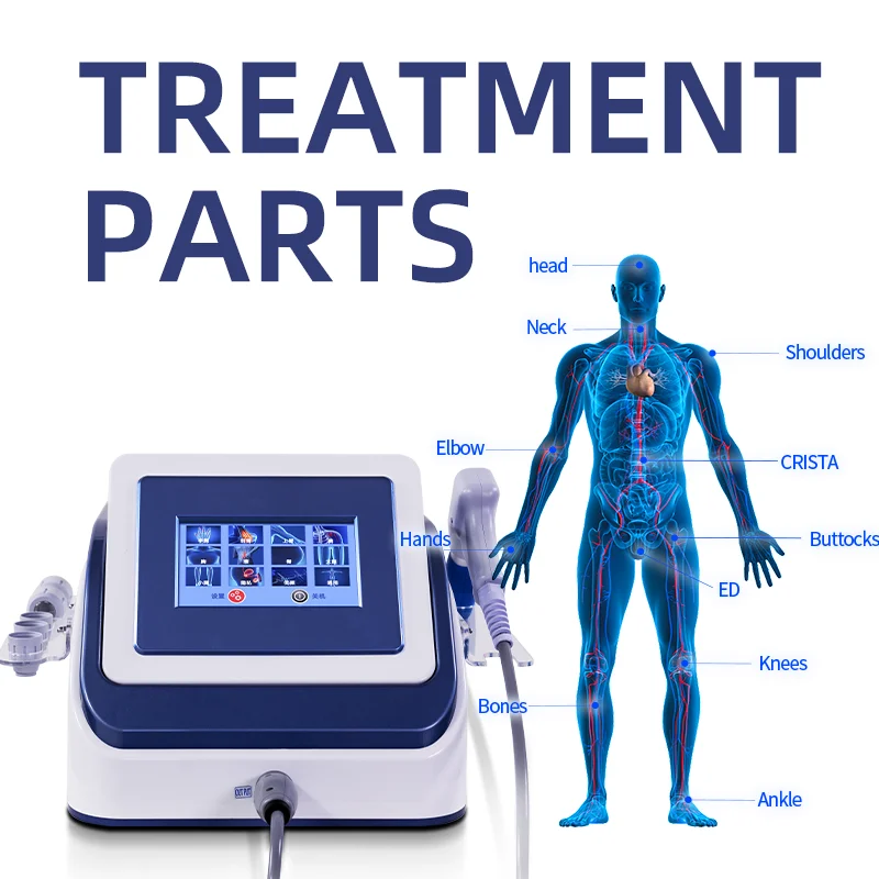 La più recente macchina per onde d\'urto extracorporee ad onde d\'urto pneumatiche per terapia fisica ED