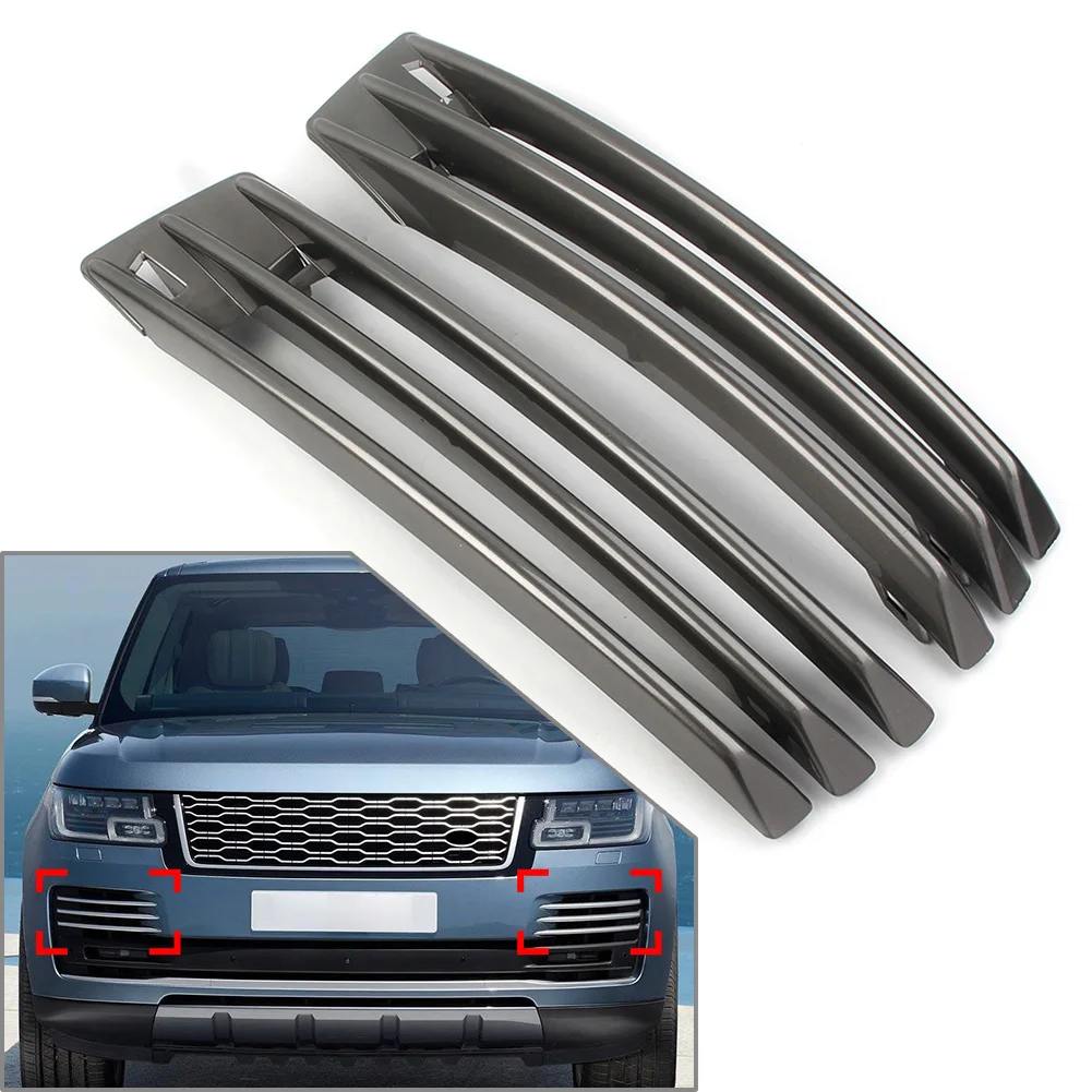 Car Front Bumper Grille Air Vent Cover Trim For Land Rover Ranger Rover L405 2018 2019 2020 2021