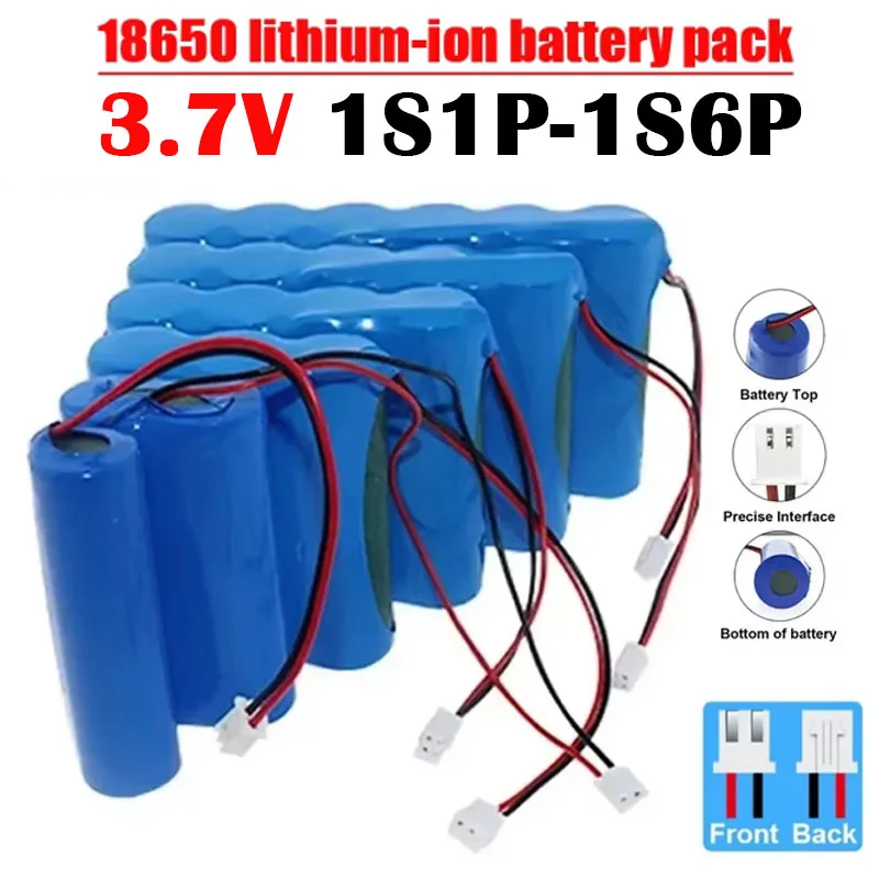 18650 1S1P-1S6P 3,7 В литий-ионный аккумулятор для светодиодной подсветки Bluetooth-динамика Запасная замена оригинальной батареи 18650 1S1P-1S6P 3,7 В литий-ионный аккумулятор для светодиодной подсветки Bluetooth-динамика Запасная замена оригинальной батареи