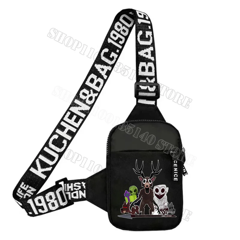 99-ночей в лесу, нагрудная сумка с оленем, сумка через плечо для мужчин и женщин, уличная крутая портативная сумка через плечо, сумка для хранения салфеток для телефона