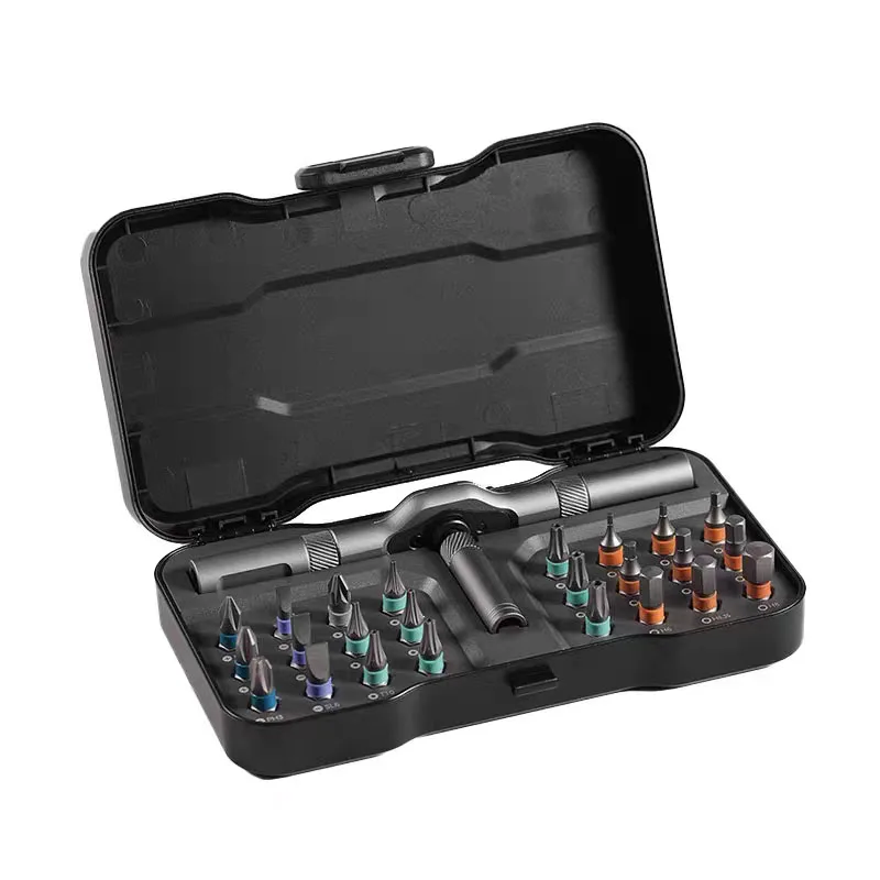 AliExpress NONE 24-in-1 Magnetic Screwdriver Set, DIY Ratchet Driver Kit, Multi-Bit Portable Precision Repair Tool for Furniture, PC & Bicycle