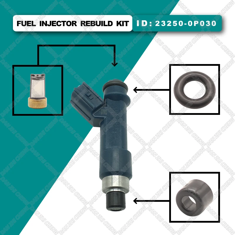 

Комплект для ремонта топливного инжектора, фильтры, кольца, уплотнения, прокладки для 23250-0P030 TOYOTA TACOMA 4runner TUNDRA 4.0L 23209-0P030