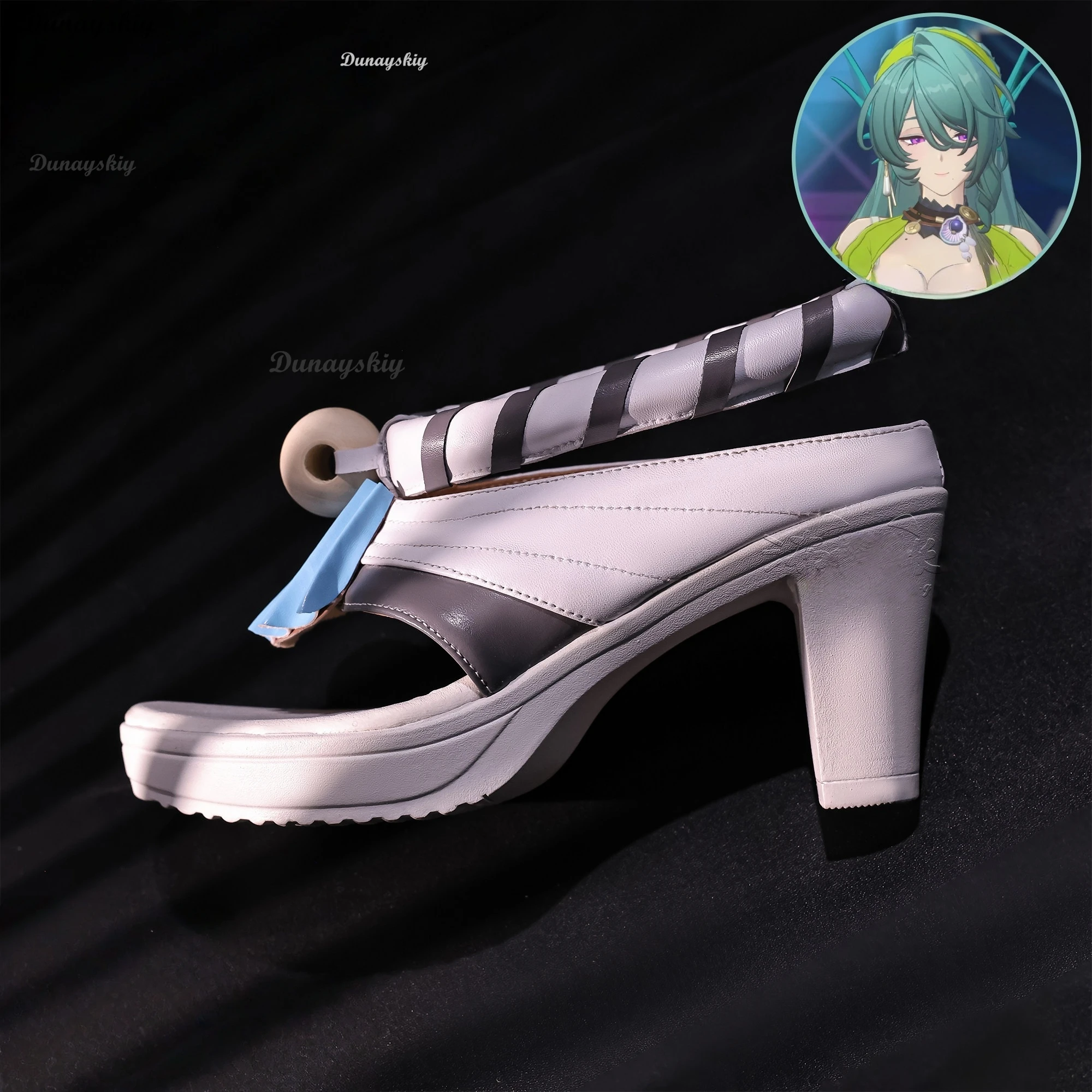 Zenless Zone Zero Cecilia Game Inspired Cosplay Shoes Themed Role Play Holiday Party Costume Accessories view 3