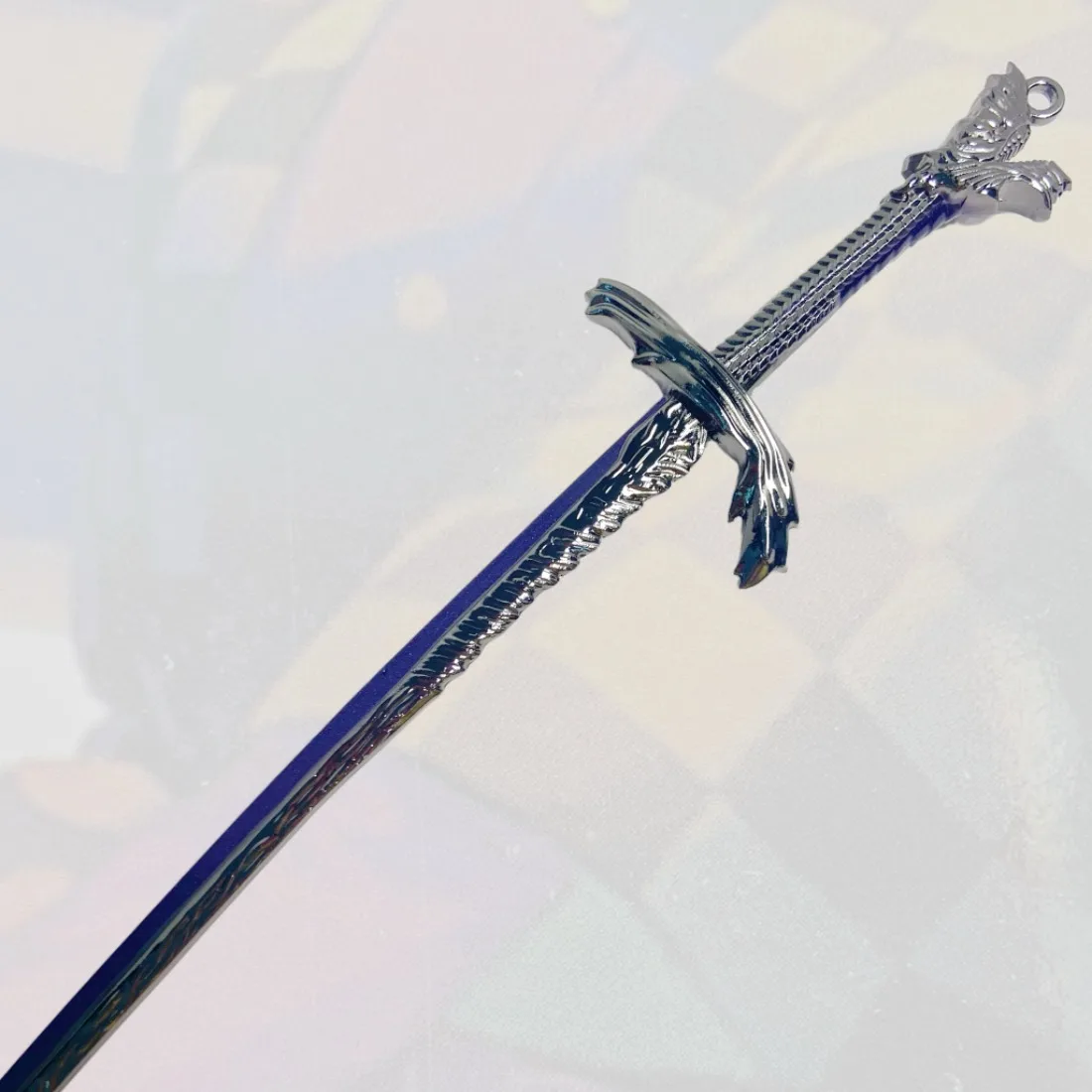 Épée Katana en métal, lame d'échelle de Dragon Elden de 8.7 pouces, sabre Katana Original, sabre de samouraï, couteau Ninja, accessoires de Cosplay, jouet accessoire