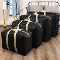 1pcs Extra Large Waterproof Moving Luggage Bags Laundry Shopping Bag Non-woven Fabric Cubes 80*55*25cm Home Storage Packing Tool