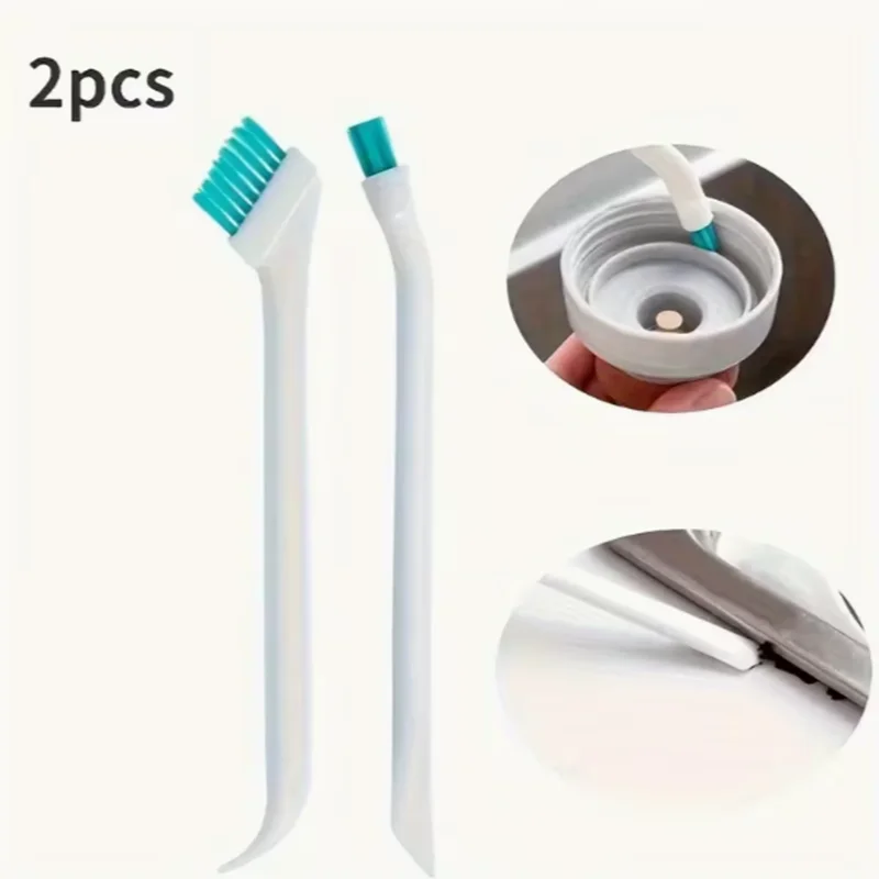 2pcs Multi-purpose kitchen cleaning brush - Bottle and milk cup spiral brush set, perfect for household use