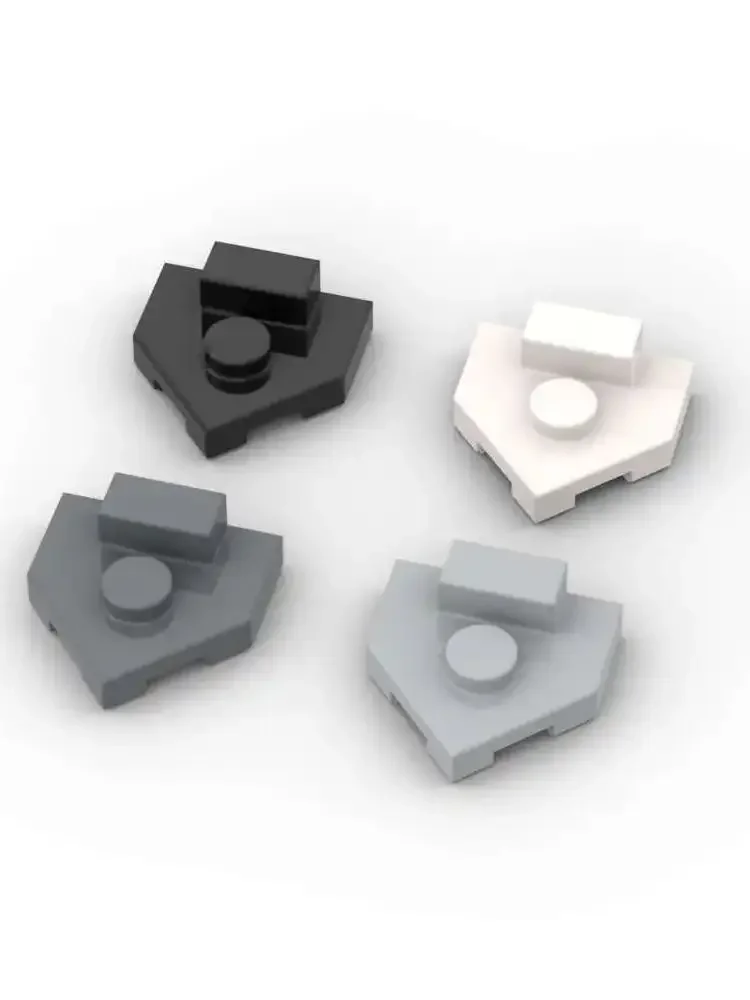 MOC 10 pièces 27928 plaque 2x2 blocs de construction ensemble panneau compensé Pentagonal avec pièce de goujon central particules jouet enfants cadeaux d'anniversaire