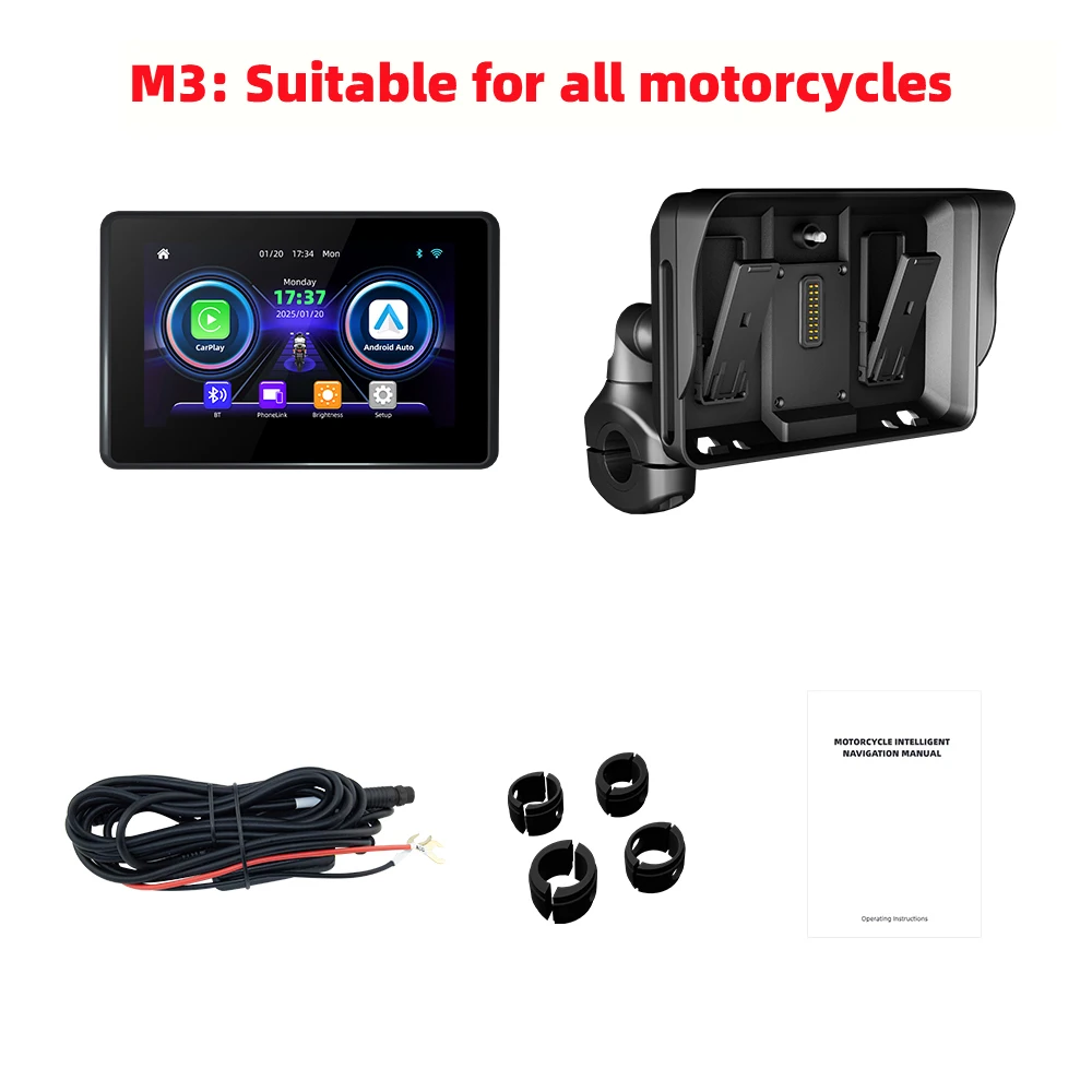 EKIY Speciale Voor BMW R1200GS R1250GS R1300GS F800 F850 F900 S1000XR Draadloze CarPlay Moto Android Auto GPS Motorfiets Navigatie