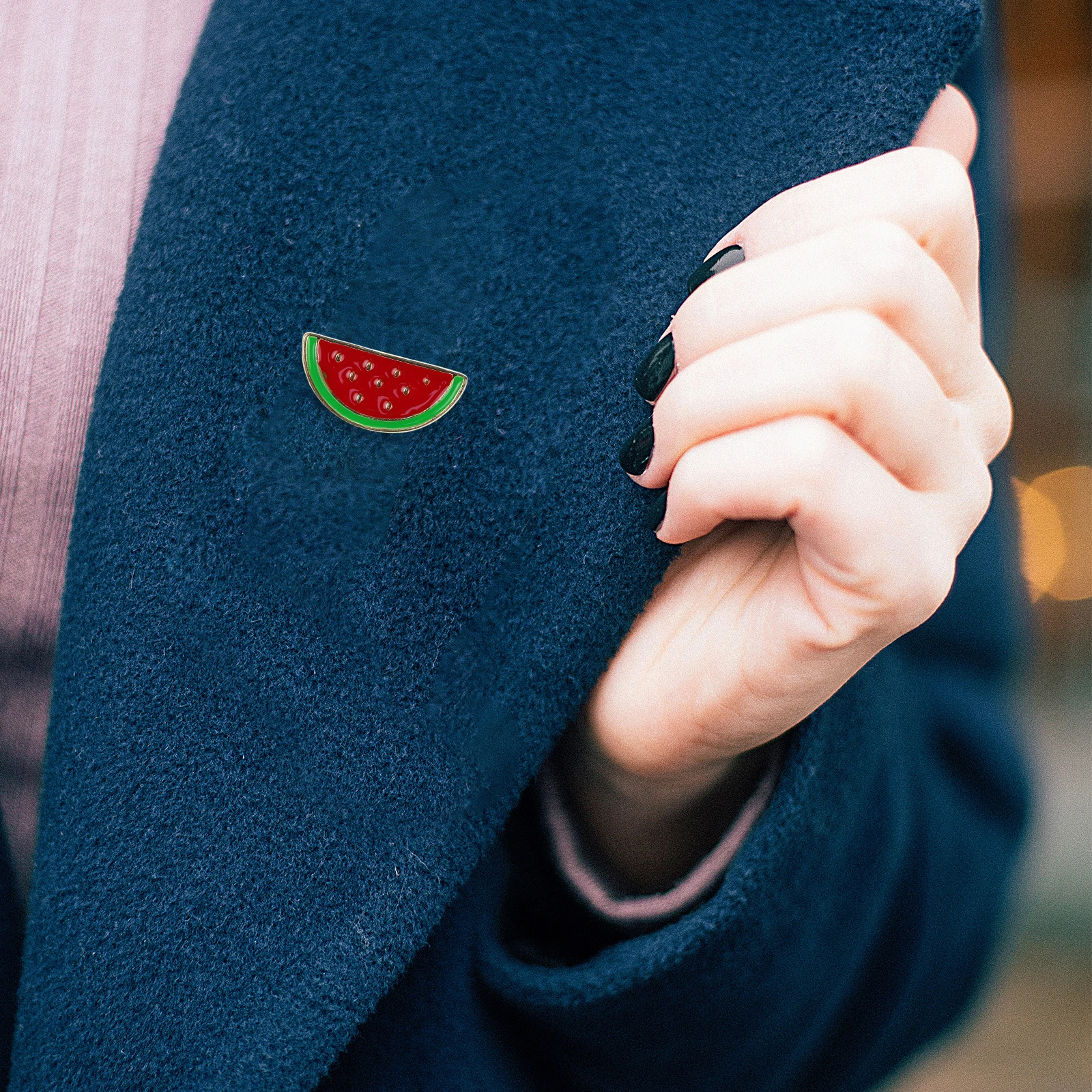 3 pezzi spilla anguria cartone animato donna spilla cappotto sciarpa clip cardigan clip accessori di abbigliamento collare borse spille per abiti