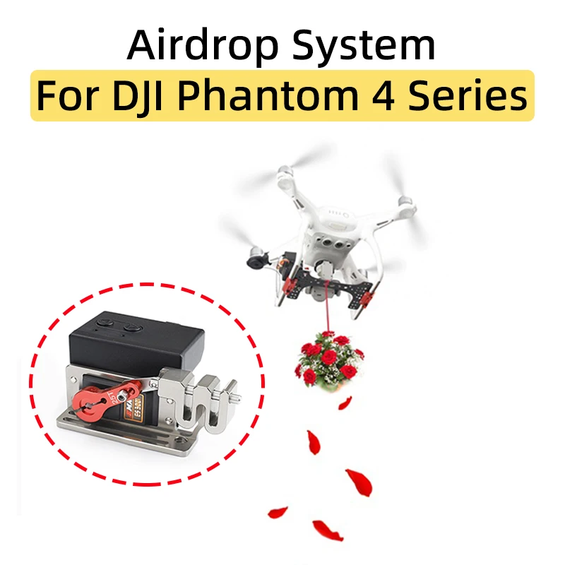 

For DJI Phantom 4/4A/4Pro V2.0 Drone Airdrop System Remote Delivery Weding Rings Gift Bait Rescue Supplies Thrower Accessories