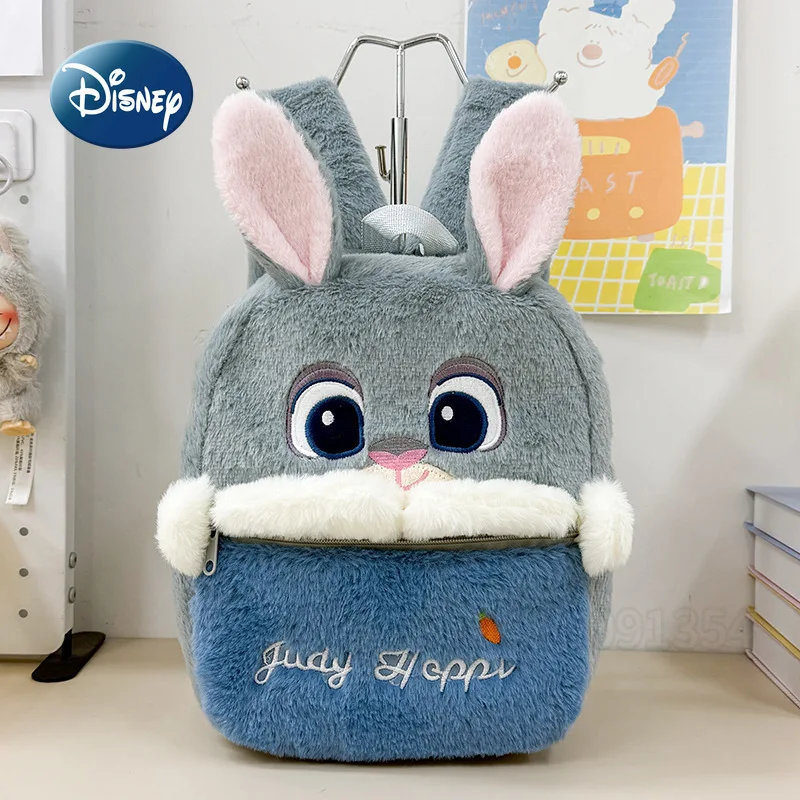 

Disney Judy Nick New Plush Backpack Cartoon Cute Mini Plush Backpack Fashion Trendy Casual Women's Mini Plush Backpack