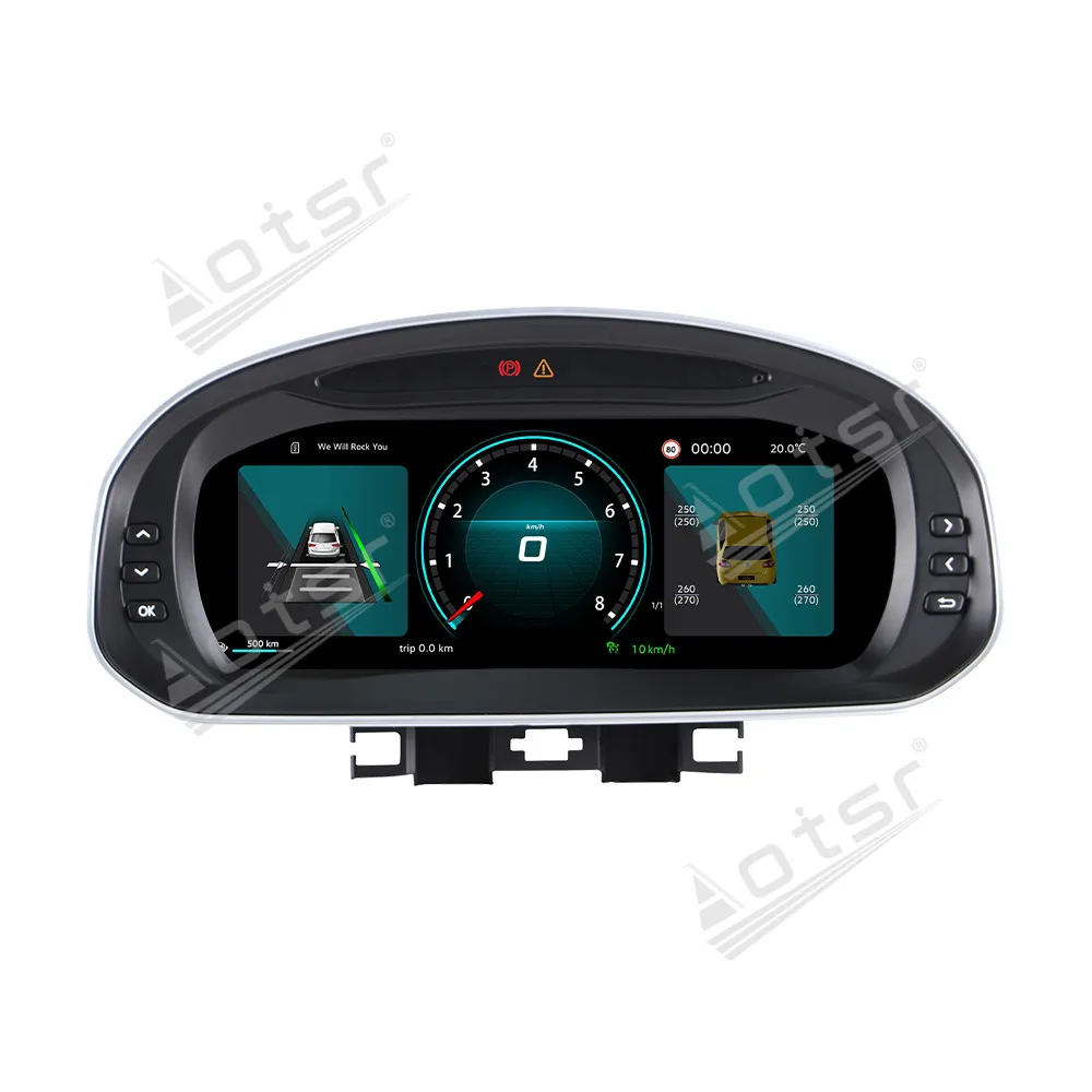 Car Digital Cluster Dashboard 10.25