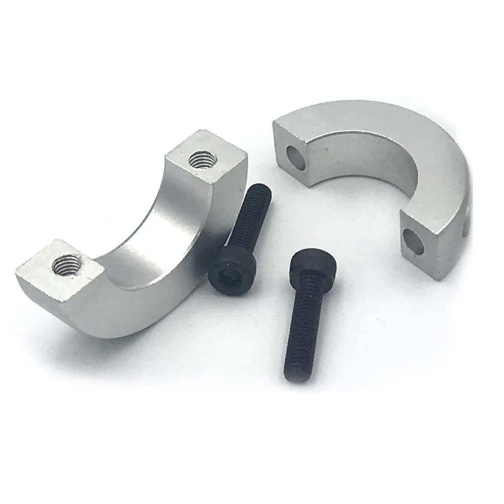 Clamp Collar Double Split Inside Diameter Shaft Collar Clamp Type Zinc Plated Black Oxide Finish 13mm 15mm 16mm 20mm 25mm 30m