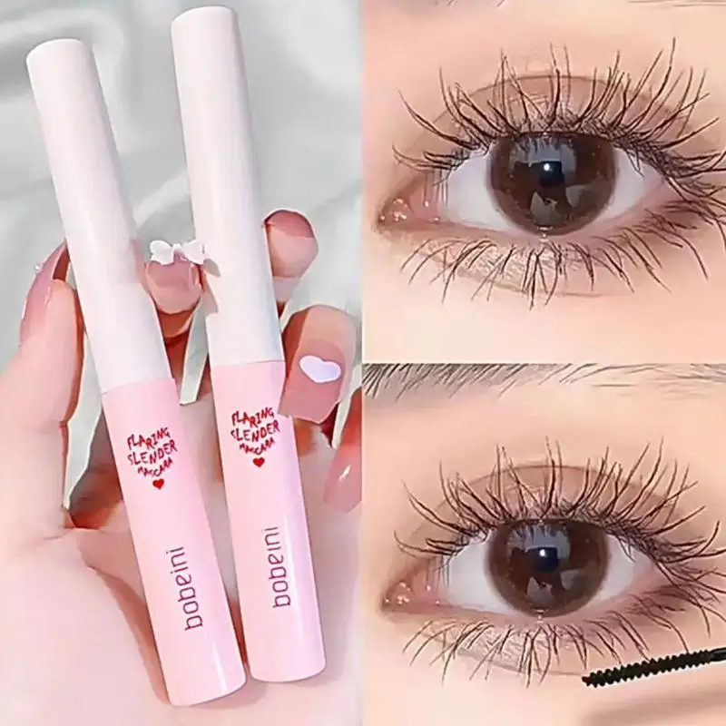 Natural Long And Curled Mascara Lengthens Eyelashes Waterproof Sweatproof Tubing Mascara Eyelash Base Long Lasting