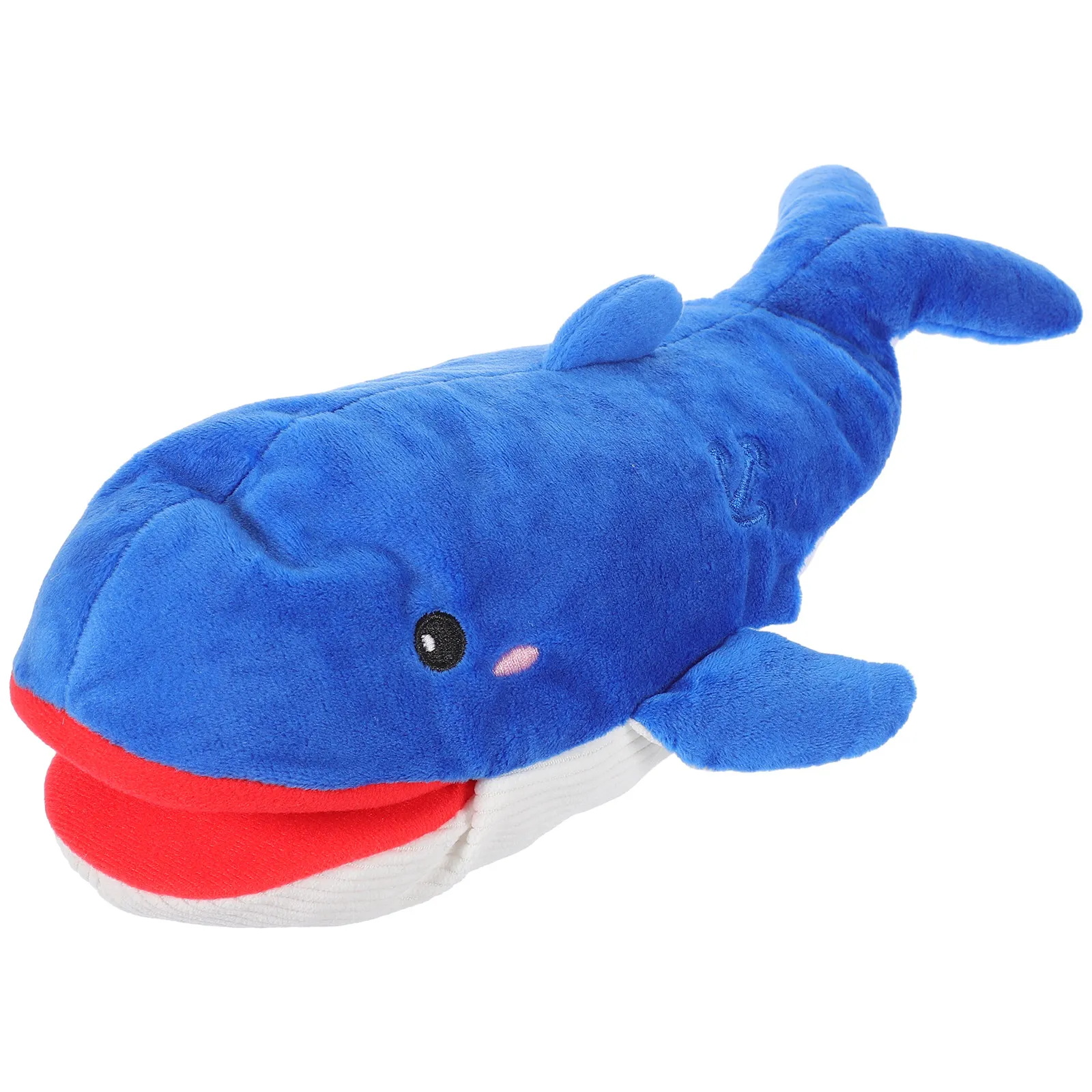 

Creative Blue Whale Hand Puppet for Kids Educational Storytime Cartoon Animal Play Storytime Animal Puppet Creative Hand Toy