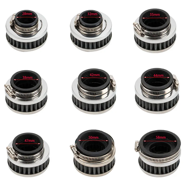 Motorcycle Air Filter Cleaner Motorbike Filters Replacement Intake Pit Dirt Bike Filters Parts 28 32 35 38 42 44 47 50 58MM