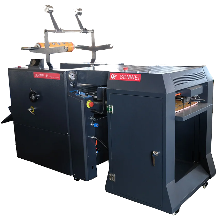 SWFM-520H Hot Sale Industry Use Hydraulic Hot Roll Laminating Machine Heavy Duty Fast Sheet To Sheet Laminating Machine