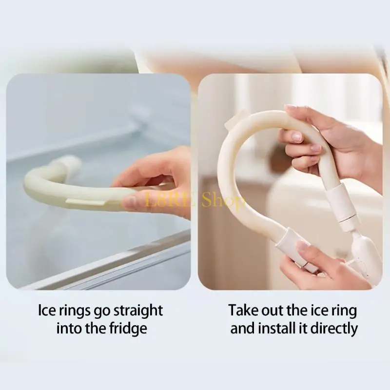 L8RE الرقبة معلقة مروحة معجزة لا يمكن ارتداؤها لا يمكن ارتداؤها