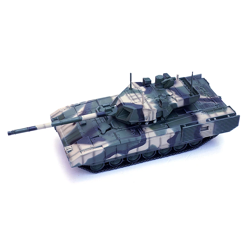 1/72 skala Panzerkampf Russische T-14 Armata Kampfpanzer Dschungel Tricolor Verfolgt Kampf Fahrzeug Modell Sammlung Spielzeug Geschenk