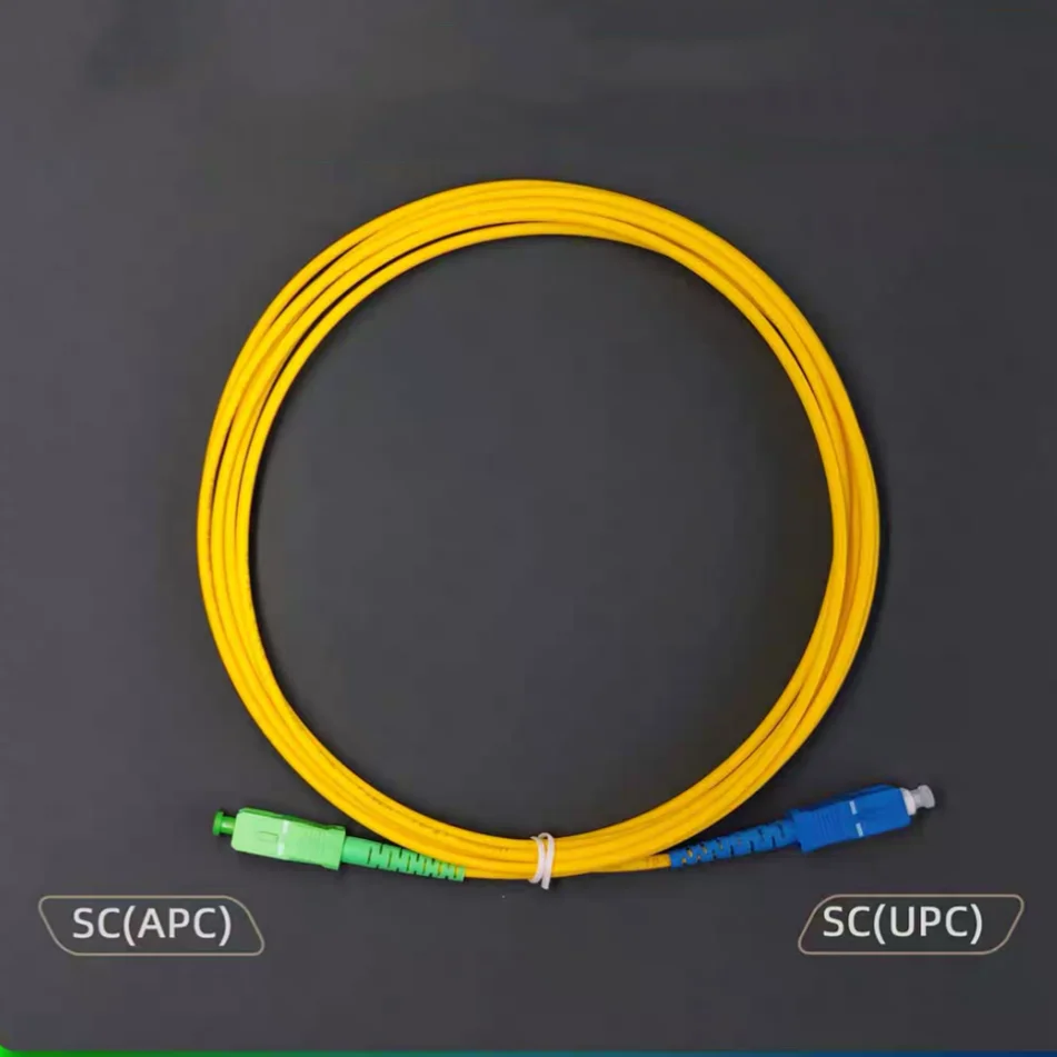 SCAPC-SC optical fiber jumper 1-100m patchcord Simplex singlemode 1m 3m 5m 10m 20m 50m 80m extension cable FTTH P-fiber optic