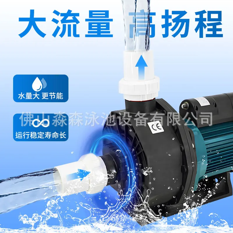 High Head Spa Circulation Pump 220V 3HP Water Jet Pump for Hydrotherapy Pool Hot Tub Swimming Pool Water Feature