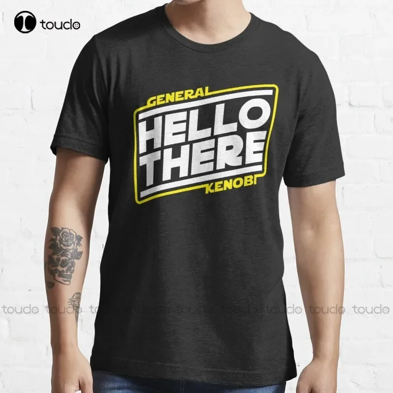 New Hello There T-Shirt Cotton Tee Shirt Unisex couples shirts