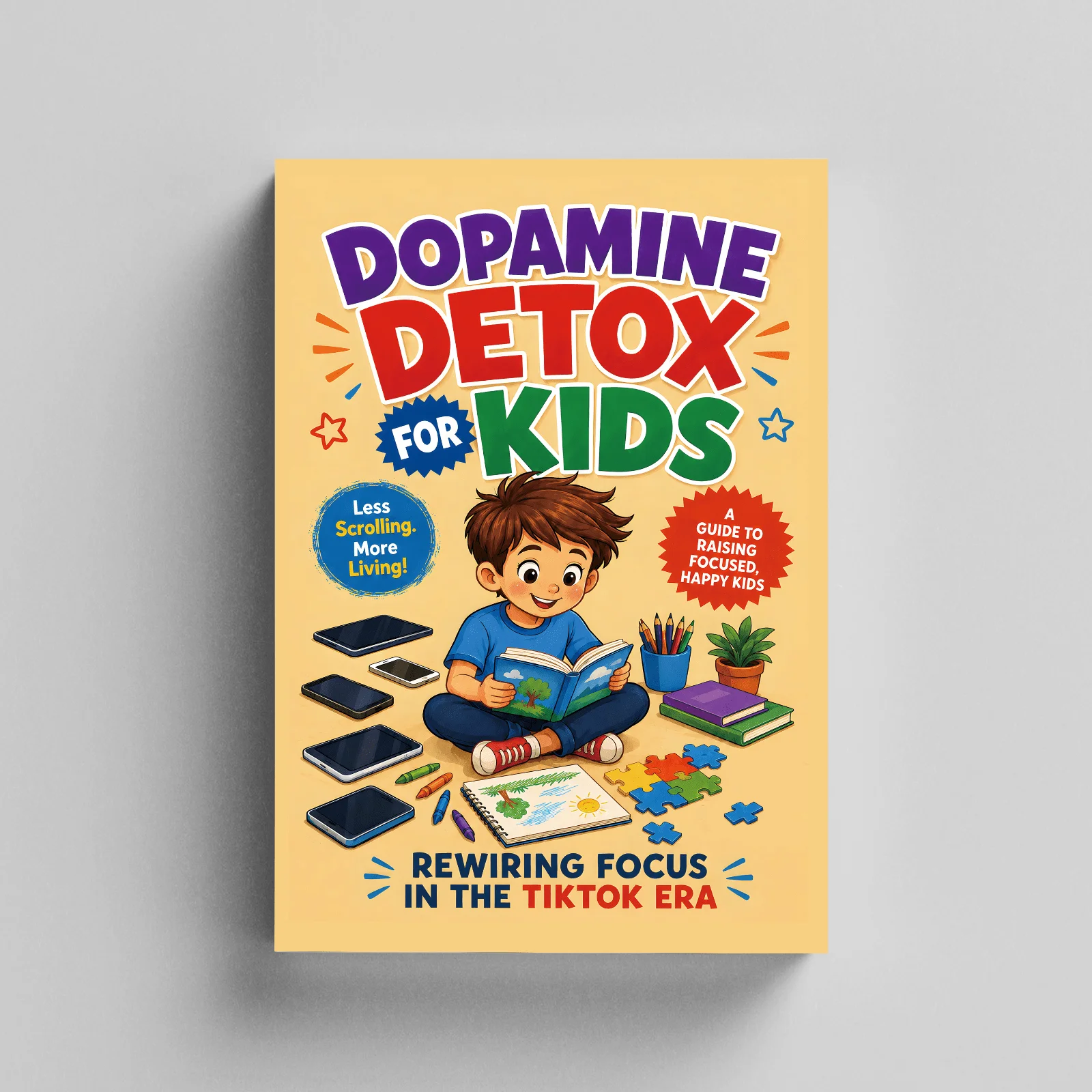 Dopamine Detox for Kids: A Parent’s Guide to Reducing Screen Time, Breaking Digital Addiction, Improving Focus