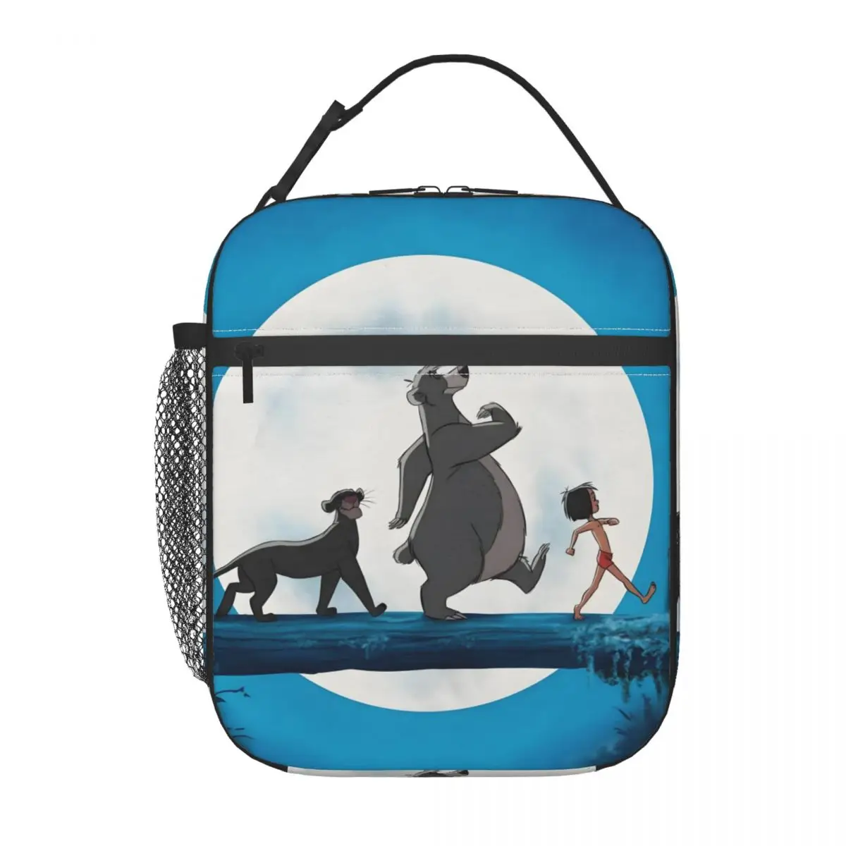 Custom The Jungle Book Thermal Insulated Lunch Bags Women Musical Film Resuable Lunch Container Outdoor Camping Storage Food Box