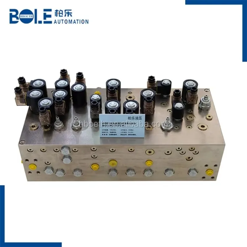 Hydraulic Multi-way Control Valve Bending Machine Integrated Valve Block