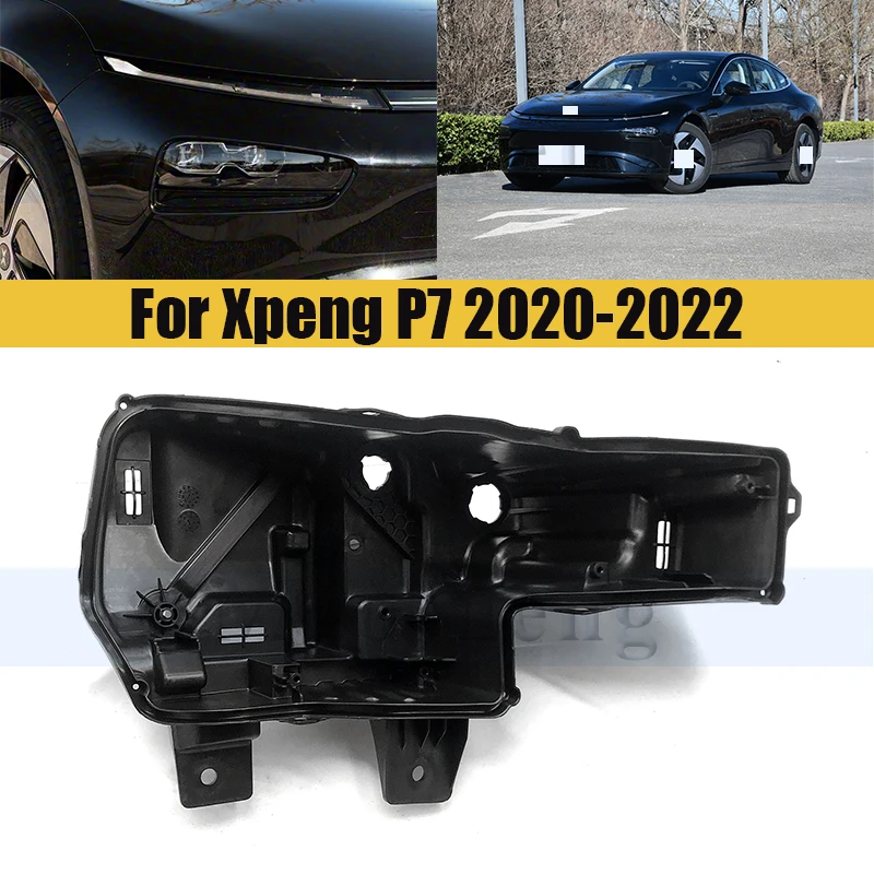 

Front Headlight Base Cover For Xpeng P7 2020-2022 Head Light Back Lid Headlamp Back Housing Bottom Protection Shell