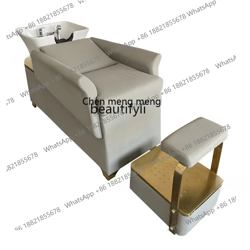 

X 32 Shampoo bed Barber shop Hair salon Special semi-reclining beauty salon Hair salon Shop Flush shampoo bed