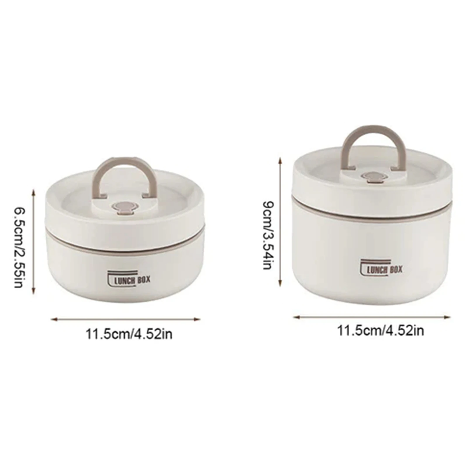 Thermal Food Containers with Lids Sealed Picnic Lunchbox Stainless Steel Inner with Air Valve for Kids Students Adults