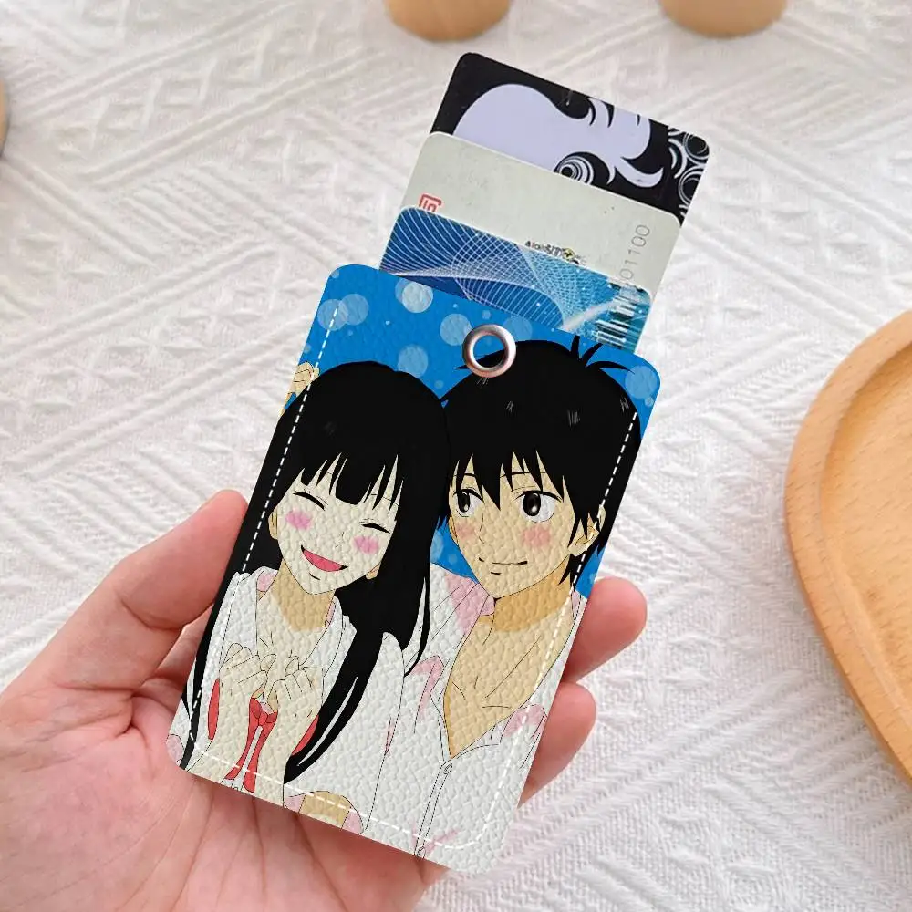 Kimi Ni Todoke Anime Style PU Access Card Holder With Keychain - Executive Protection For Bank Card,Subway, Bus Card Case