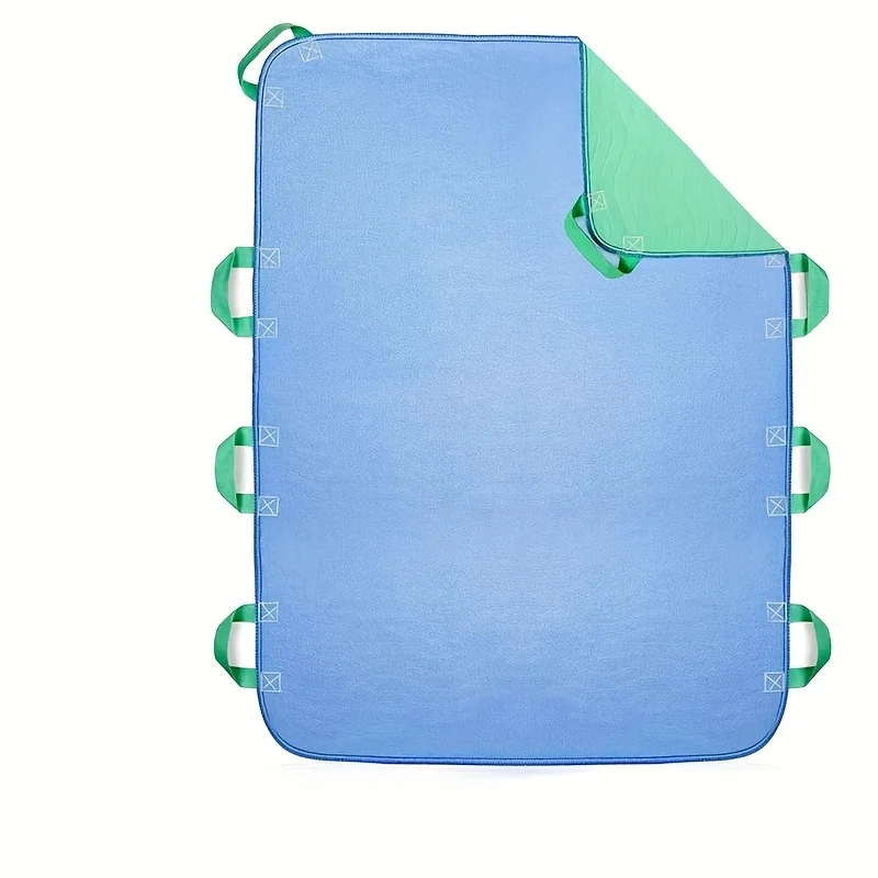 سميكة مبطن الكبار تحول نقالة نقل حزام تحديد المواقع وسادة السرير حصيرة مع مقبض قابل للغسل مانعة للتسرب حصيرة الكبار حفاضات الرعاية