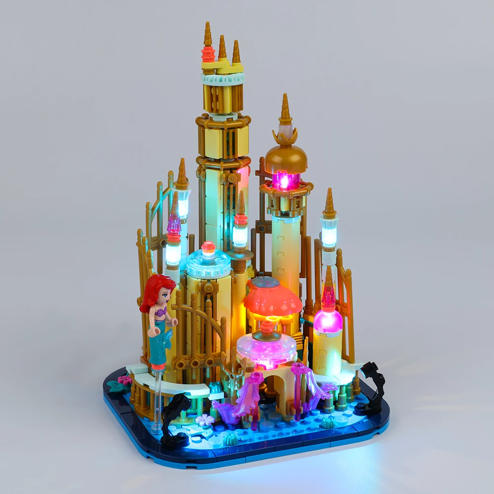 Coleção Castelo Mini Kit de Ariel Luz LED, Modelo Comemorativo, Não Incluir Modelo, 40708