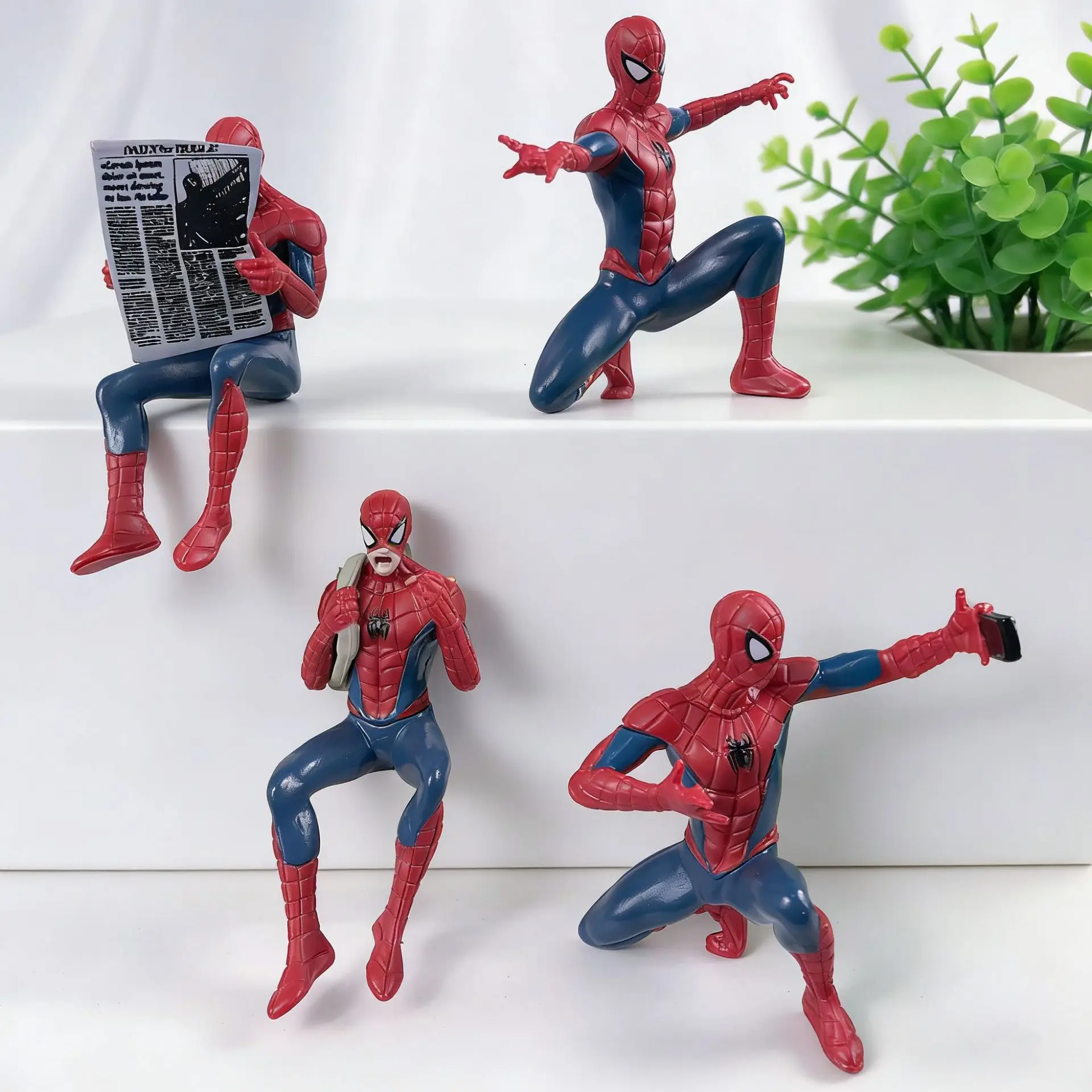 Superhero Action Figure (7-9cm), Anime Collectible Mini Model Toy, Gift for Fans