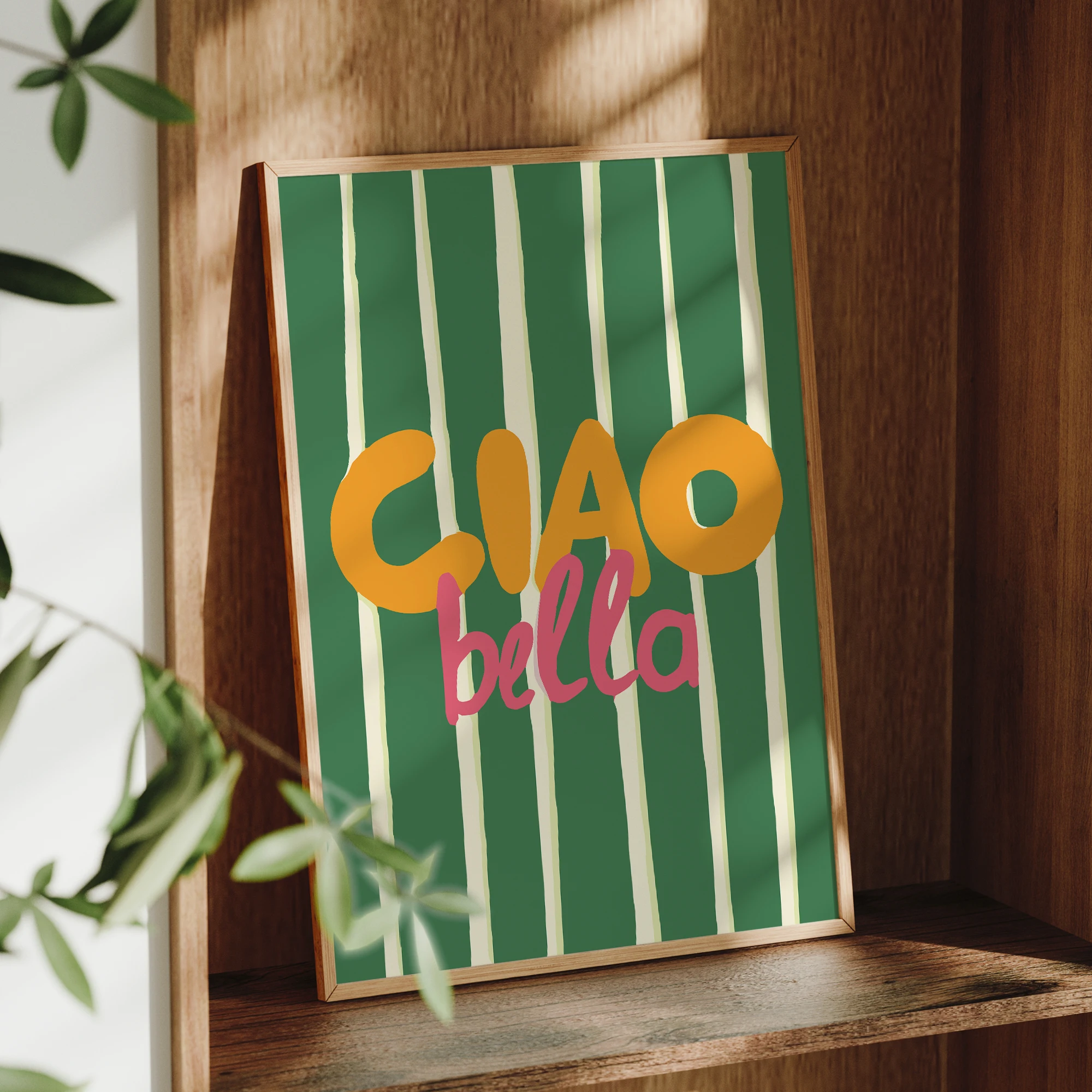 1pc Ciao Bella Vintage Italian - Vintage Fashion Wall Art recension och pris