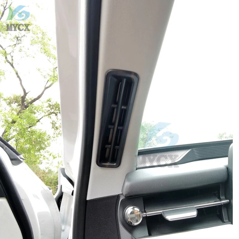 

Car Door Window Column Air Condition Outlet Vent Frame Cover Stainless Steel Trim 2pcs For Ford EVOS 2021 2022 Accessories