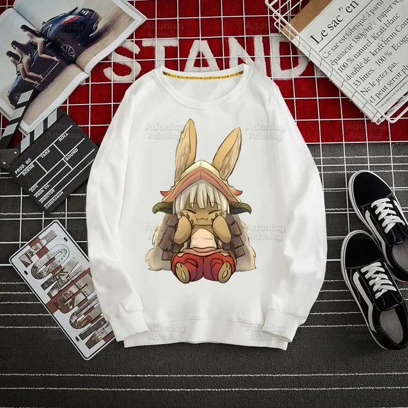 Made In Abyss Anime Spring Autumn Casual Riko Reg Lyza Nanachi Sweatshirts Mitty Men's Sweatshirt Tops