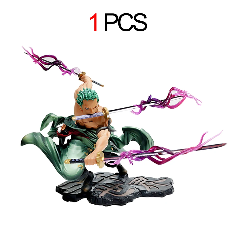 Comics About 20cm One Piece hand-made GK Rolonoya Zhuo Luo Action Figure PVC Model Collection for Adults And Children