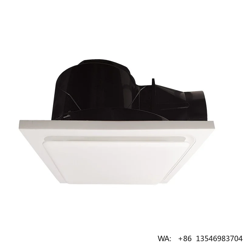 5 Inch Customization Silent Ceiling Wall Mounted Portable Kitchen Bathroom Air Extractor Fan With LED Light Exhaust Fan