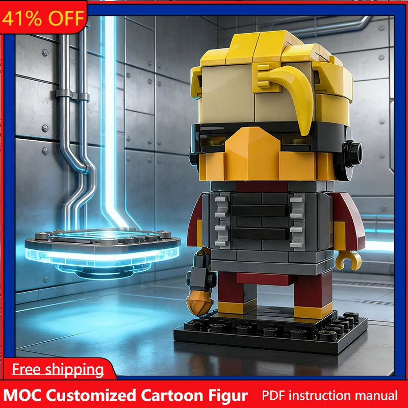 166 pièces de figurines de dessins animés, thème Puzzle Master, MOC, blocs de construction modulaires personnalisables, briques simples, DIY, jouet pour garçon, cadeau de festival