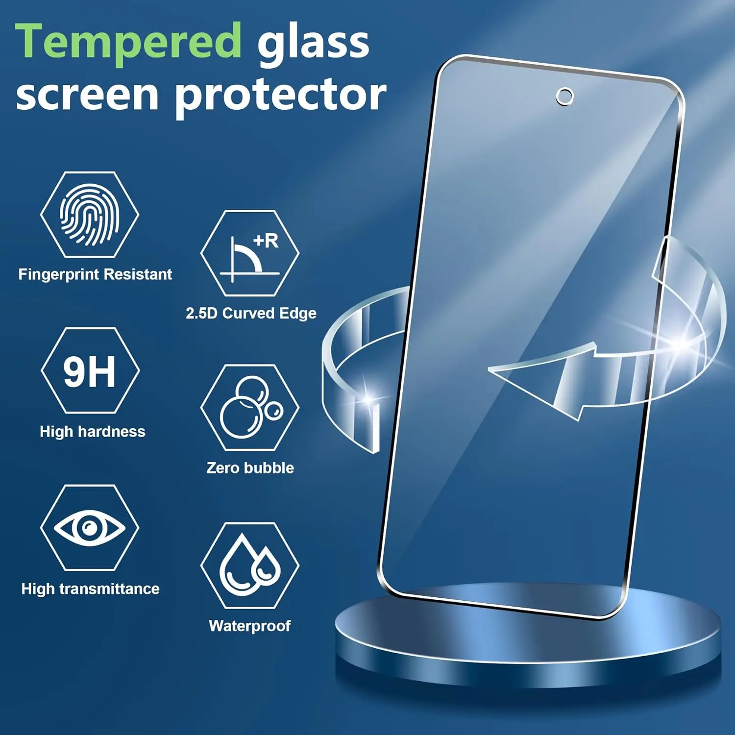 2-4Pcs Tempered Glass For Honor 90 Lite Hono 70 200 Smart X8a X7a X6a X8b X7b 5G X6b X5b Plus X7c 4G Full Cover Screen Protector